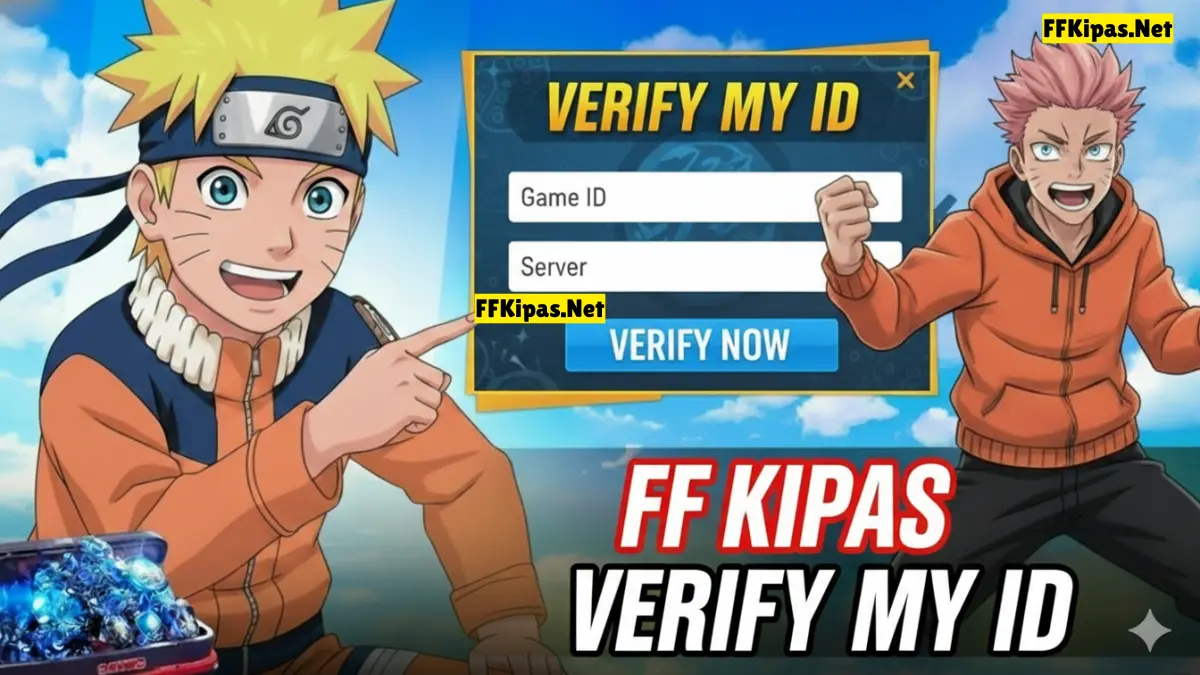 FF Kipas My ID - Verify Your UID To Unlock Unlimited Rewards OB52